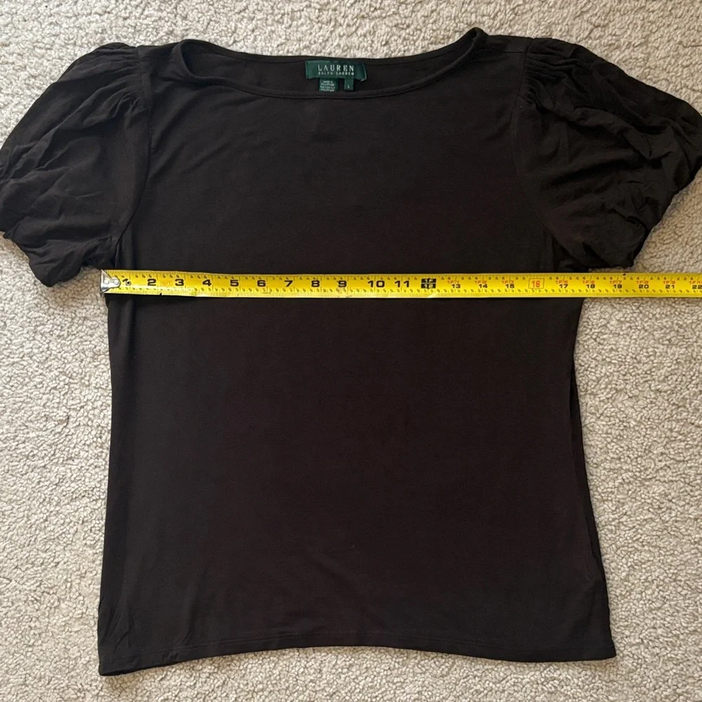 Ralph Lauren Dark Brown Blouse - Picture 4 of 6